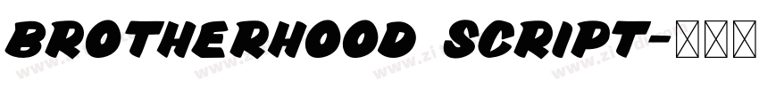 Brotherhood Script字体转换